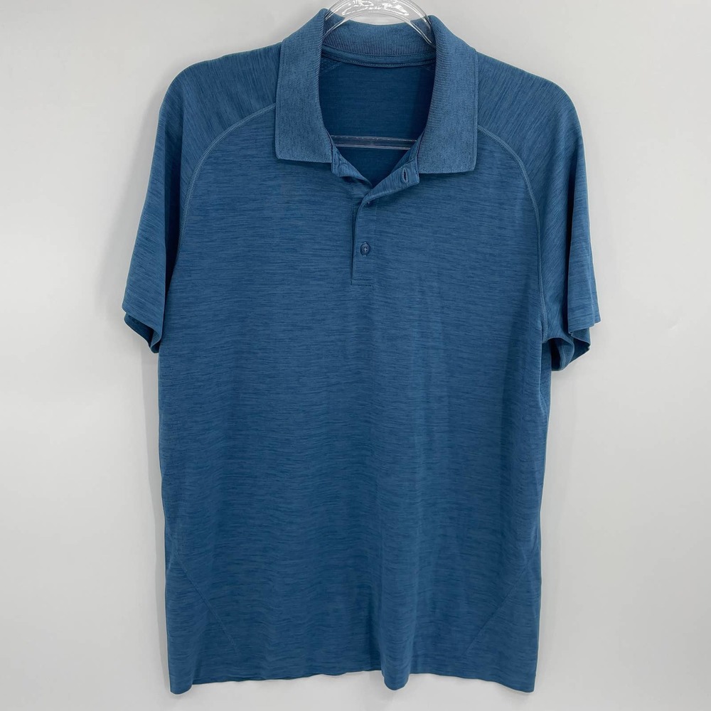 NWOT, Men’s LULULEMON Metal Vent Tech Polo, Short Sleeve Pullover Shirt- Large